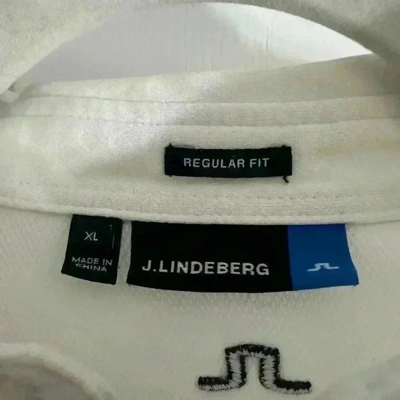 J.Lindeberg White  designer polo - Picture 2 of 3